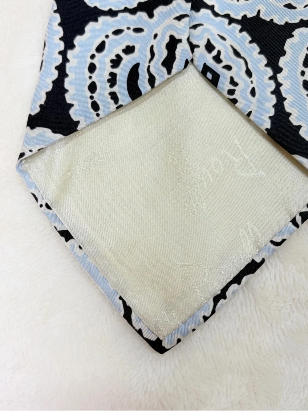 RARE Vintage Couture Maggy Rouff Paris 1950’s-1960’s‎ Silk Tie